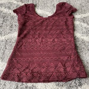 Garage lace blouse small